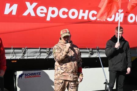 Ульяновск. 144-й гуманитарный конвой КПРФ отправился в Донбасс и Новороссию
