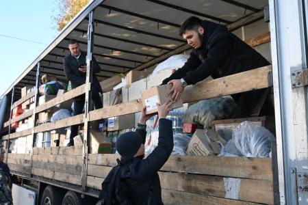 Ульяновск. 144-й гуманитарный конвой КПРФ отправился в Донбасс и Новороссию