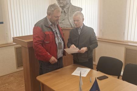Депутат Сергей Пантелеев встретился с председателями профсоюзных организаций Объединенного профсоюза Кировского завода
