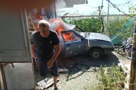 Херсонская область. Укронацисты ВСУ совершили атаку на коммунистов Леонида и Викторию Целорунго