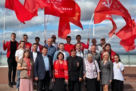 Коммунисты и комсомольцы Самарской области провели памятные мероприятия в честь 80-летия со дня окончания Второй Мировой войны