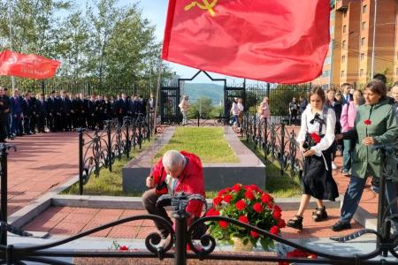 Коммунисты Забайкалья почтили память героев, разгромивших милитаристскую Японию