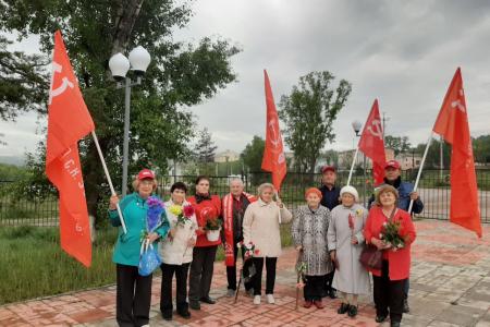 Коммунисты Забайкалья почтили память героев, разгромивших милитаристскую Японию