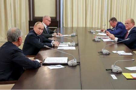 Г.А. Зюганов принял участие во встрече с Президентом РФ В.В. Путиным