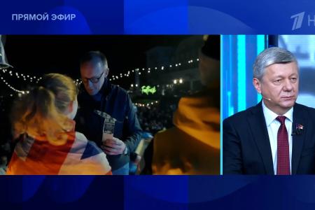 Дмитрий Новиков на Первом канале о несостоятельности бандеровского государства и лживости европейской демократии