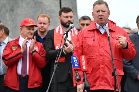Г.А. Зюганов на митинге в Москве: «Идем нашим славным советским шагом – к новым Победам!»