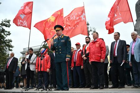 Г.А. Зюганов на митинге в Москве: «Идем нашим славным советским шагом – к новым Победам!»