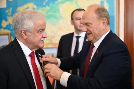 Геннадий Зюганов встретился с Хулио Гармендией перед его возвращением на Кубу