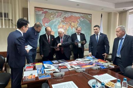В Государственной Думе состоялась встреча межпарламентской Группы Дружбы с КНДР, возглавляемой К.К. Тайсаевым