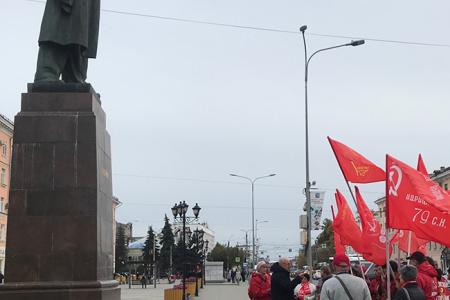 Ивановская область. Коммунисты почтили память защитников Советской власти