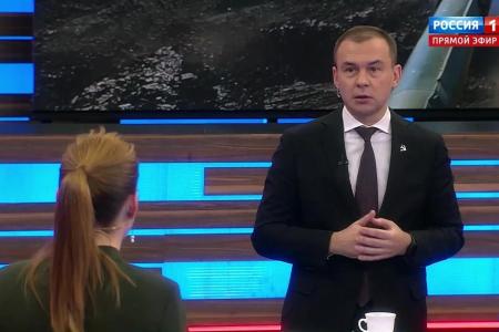 Юрий Афонин в эфире «России-1» поздравил телезрителей с Днём рождения Ленинского комсомола