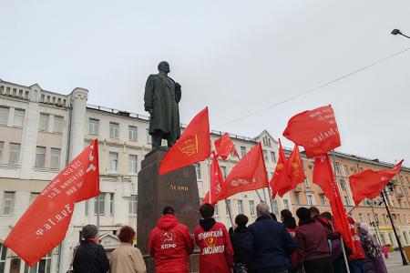 Ивановская область. Коммунисты почтили память защитников Советской власти