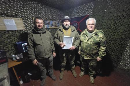К.К.Тайсаев в ЛНР: поддержка бойцов и развитие партийных организаций