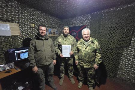 К.К.Тайсаев в ЛНР: поддержка бойцов и развитие партийных организаций