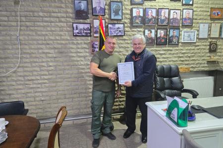 К.К.Тайсаев в ЛНР: поддержка бойцов и развитие партийных организаций