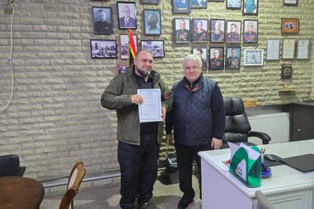К.К.Тайсаев в ЛНР: поддержка бойцов и развитие партийных организаций