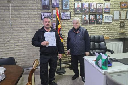К.К.Тайсаев в ЛНР: поддержка бойцов и развитие партийных организаций