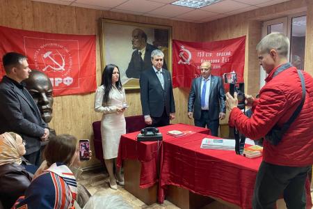 К.К.Тайсаев в ЛНР: поддержка бойцов и развитие партийных организаций