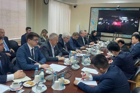 В Государственной Думе состоялась встреча межпарламентской Группы Дружбы с КНДР, возглавляемой К.К. Тайсаевым