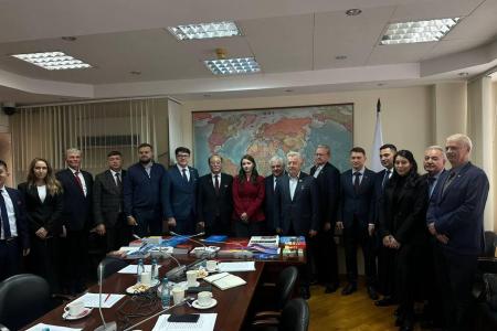 В Государственной Думе состоялась встреча межпарламентской Группы Дружбы с КНДР, возглавляемой К.К. Тайсаевым