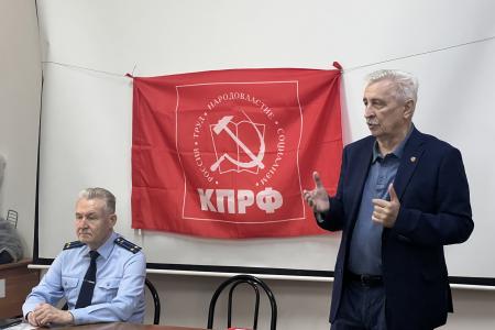 Краснодарский край. Коммунист-депутат Госдумы Н.И. Осадчий провел в Кореновском и Выселковском районах встречи с избирателями КПРФ
