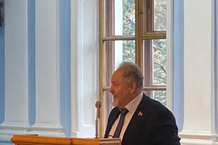 Цивилизационный шторм: спасет ли Россию её «духовный ДНК»? Депутат С.П.Обухов выступил на международной конференции в Петербургской митрополии