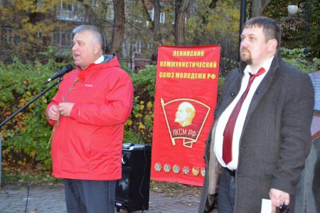 Воронежская область. Единственный друг, дорогой комсомол, ты можешь на нас положиться!