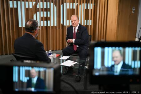 Г.А. Зюганов дал интервью американскому журналисту Ларри Джонсону