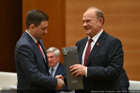 Российский министр Антон Алиханов принял участие в заседании фракции КПРФ в Госдуме