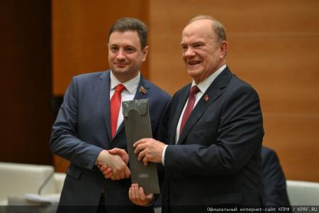 Российский министр Антон Алиханов принял участие в заседании фракции КПРФ в Госдуме