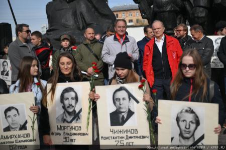 Г.А. Зюганов на митинге в Москве: Желаю всем мужества и воли для новых побед!