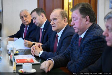 Российский министр финансов А.Г. Силуанов принял участие в заседании фракции КПРФ в Госдуме