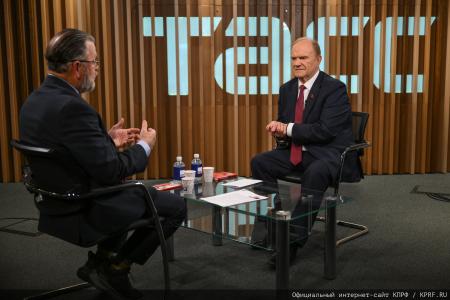 Г.А. Зюганов дал интервью американскому журналисту Ларри Джонсону