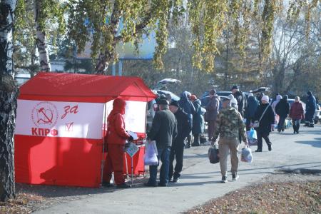 Омская область. Пикеты накануне Октября