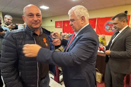 Коммунисты Донецкой Народной Республики достойно отметили дату воссоединения с Россией