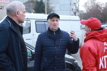 Омская область. Пикеты накануне Октября