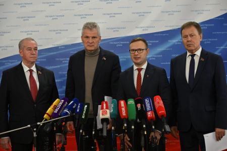 «С Днем рождения, Комсомол!». Выступления В.П. Исакова, А.В. Куринного, Н.В. Арефьева и С.Г. Левченко в Госдуме