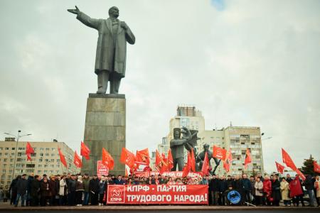 7 ноября в Нижнем Новгороде состоялась памятная акция, посвященная 108-й годовщине Великого Октября