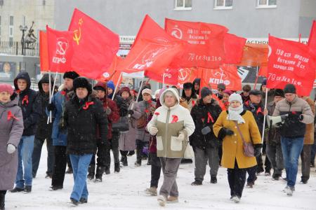 В Томской области коммунисты отметили Красный Октябрь