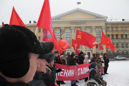 В Томской области коммунисты отметили Красный Октябрь