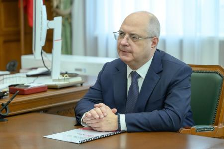 В Воронеже депутат Госдумы Сергей Гаврилов встретился с губернатором Александром Гусевым и первым секретарём обкома КПРФ Андреем Рогатневым