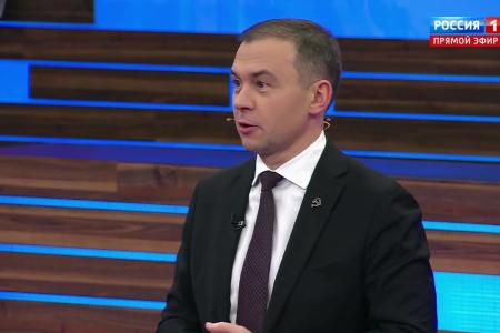 Юрий Афонин в эфире «России-1»: «Сталинград» – лучшее имя для ледокола, заложенного в год 80-летия Великой Победы