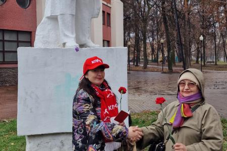 В Рязанской области отметили 108-ю годовщину Великого Октября по всему региону