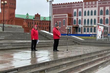 Республика Марий Эл. В Йошкар-Оле прошел митинг в честь Великого Октября