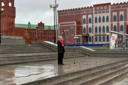 Республика Марий Эл. В Йошкар-Оле прошел митинг в честь Великого Октября