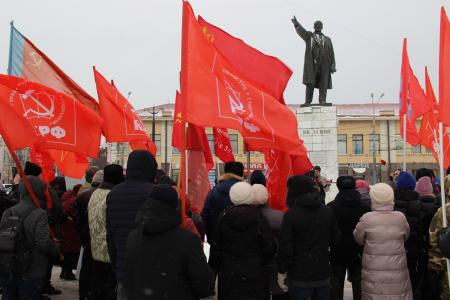 В Томской области коммунисты отметили Красный Октябрь