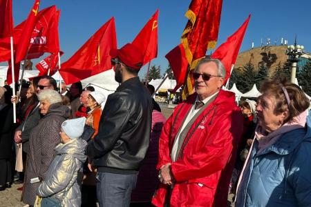 День Великой Октябрьской социалистической революции в Ставрополе