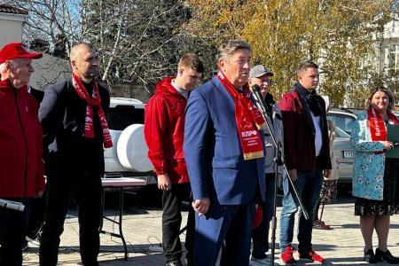 День Великой Октябрьской социалистической революции в Ставрополе