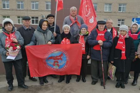 В Рязанской области отметили 108-ю годовщину Великого Октября по всему региону