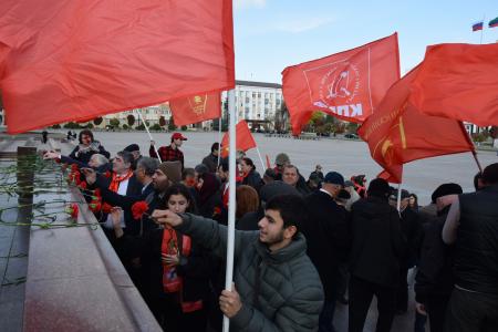 Дагестан. В Махачкале отметили 108-ю годовщину Великого Октября
